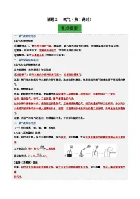 初中化学人教版(2024)九年级上册(2024)氧气第1课时同步测试题