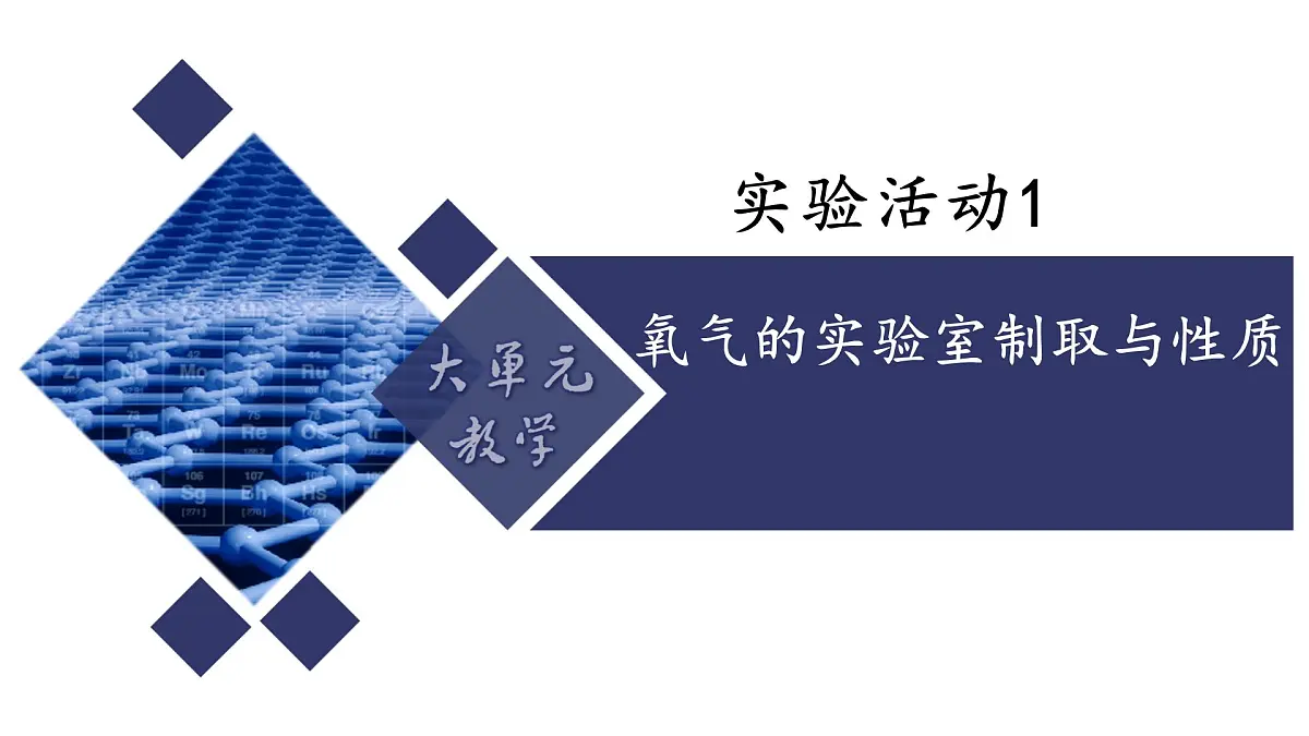 实验活动1 氧气的实验室制取与性质(同步课件)-【大单元教学】2024-2025学年九年级化学上册同步备课系列(人教版2024)第1页