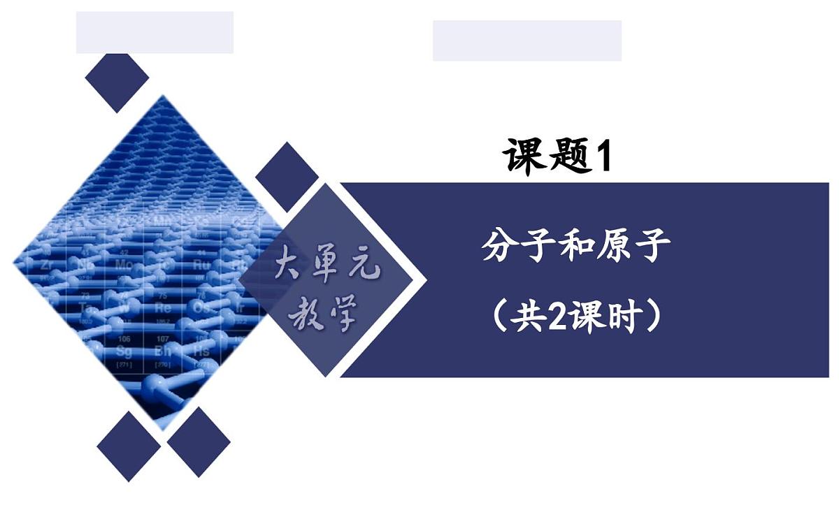 课题1+分子和原子(共2课时)(同步课件)-【大单元教学】2024-2025学年九年级化学上册同步备课系列(人教版2024)第1页