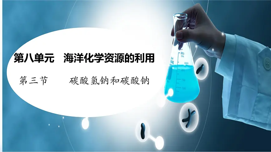 8.3.1碳酸氢钠和碳酸钠-2024-2025学年九年级化学鲁教版下册课件第1页