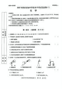 2025年陕西省咸阳市永寿县马坊中学中考第七次模拟考试化学试题（中考模拟）