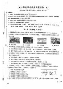 2025年济南市长清区初三化学中考三模试题及其答案