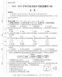 2025年河南省中原名校中考联盟测评（四） 化学试题（中考模拟）