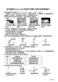2025年哈尔滨市道里区中考三模化学试卷及答案