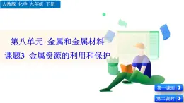 人教版化學(xué)2024九年級下冊 第8單元 課題3 金屬資源的利用和保護(hù) PPT課件+教案