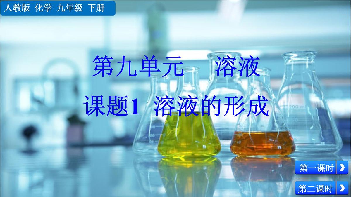 课题1 溶液的形成第1页