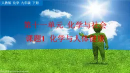人教版化學(xué)2024九年級下冊 第11單元 課題1 化學(xué)與人體健康 PPT課件+教案