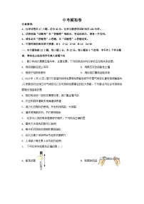 2025年安徽省合肥市中考模拟化学试卷（中考模拟）