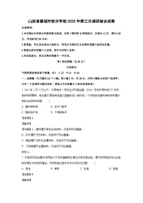 山西省晋城市部分学校2025年中考模拟第三次调研综合化学试卷（解析版）