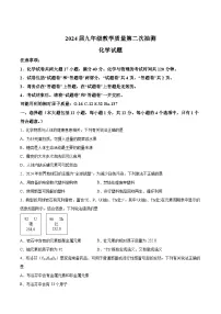 【9化三模】2024年安徽省合肥市庐江县中考三模化学试题
