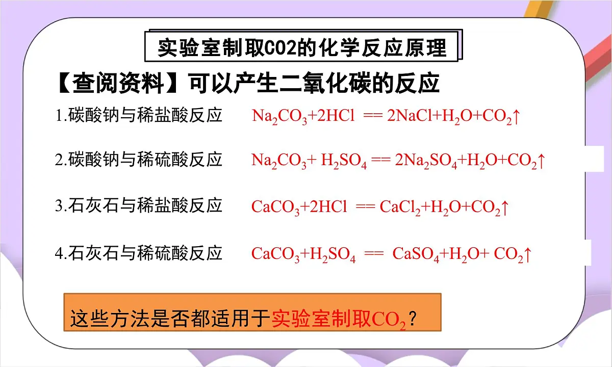 人教版(2024)化学九上 第六单元3.1《二氧化碳的实验室制取》课件第8页