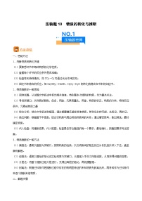 人教版九年级化学中考压轴真题专题练习  压轴题10 物质转化与推断