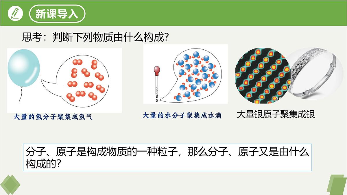 九年级上册化学人教版(2024) 第三单元课题1分子和原子课时2课件第4页