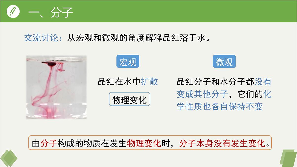 九年级上册化学人教版(2024) 第三单元课题1分子和原子课时2课件第8页