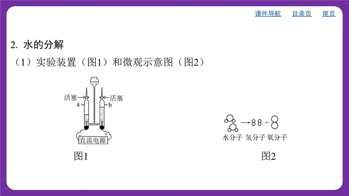 九年级上册化学人教版(2024) 第四单元实验活动2水的组成及变化的探究课件第5页