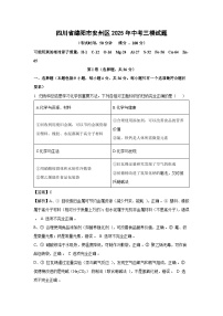 四川省绵阳市安州区2025年中考三模化学试卷（解析版）