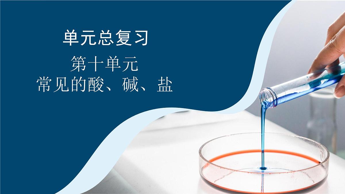 第十单元 常见的酸碱盐 复习课 课件2025-2026学年九年级化学人教版下册第1页