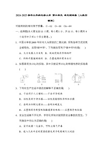 2024-2025学年九年级化学上册 第六单元 单元测试卷(人教安徽版)