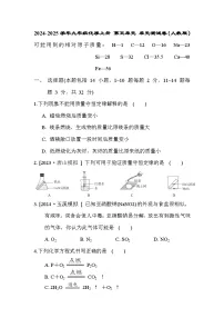 2024-2025学年九年级化学上册 第五单元 单元测试卷(人教版)