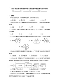 2025年河南省郑州市中原名校联盟中考四模考化学试卷（附答案解析）
