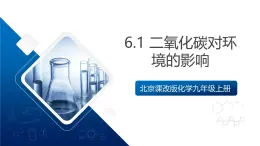 北京課改版化學九上6.1《 二氧化碳對環(huán)境的影響》（同步課件）