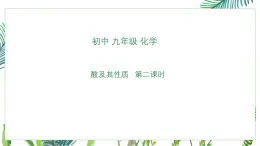 初中化學(xué)魯教版九年級(jí)下冊(cè)第七單元第一節(jié)酸及其性質(zhì)（二）課件