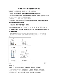 河北省2025年中考模拟考试(四)化学试卷（解析版）