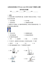 2024-2025学年吉林省松原市滨江中学九年级下学期第七次模拟考试化学试题（附答案解析）