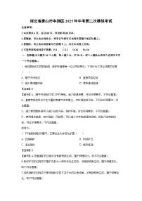 河北省唐山市丰润区2025年中考第二次模拟考试化学试题（解析版）