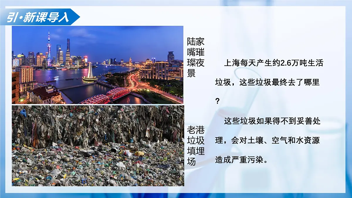 跨学科实践活动 生活垃圾的分类与回收利用(教学课件)化学沪科版五四学制2024八年级全一册第4页