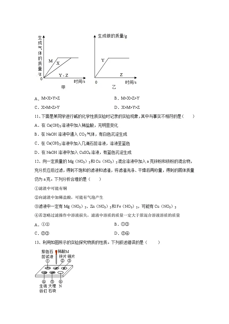 黑龙江省海伦市长发中学2023-2024学年九年级下学期期末考试化学试卷第3页