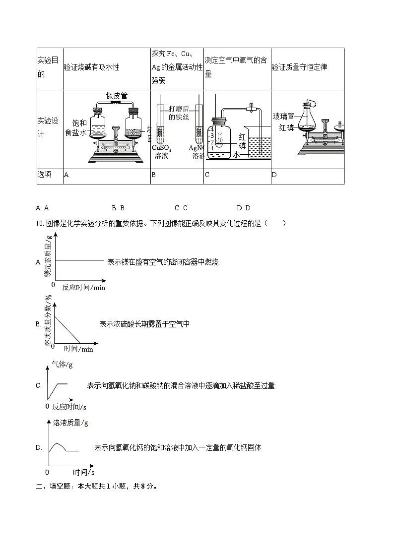 2025年河北省张家口五中中考化学二模试卷-自定义类型第3页