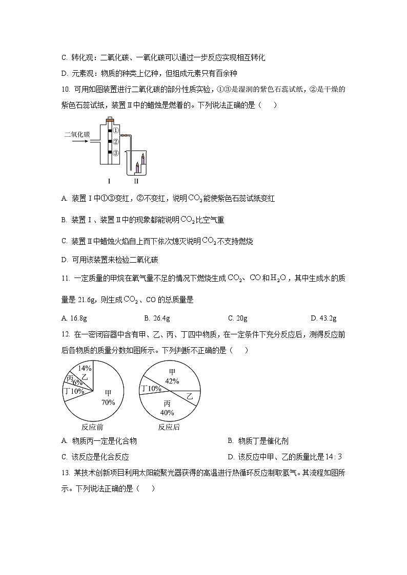 山东省淄博市桓台县2025年中考一模化学试题(学生版)第3页