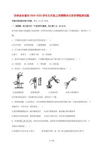 吉林省长春市2024_2025学年九年级（上）期末化学试卷 [附答案]