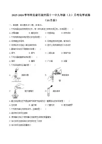 2025-2026学年河北省石家庄四十一中九年级（上）月考化学试卷（10月份）-自定义类型