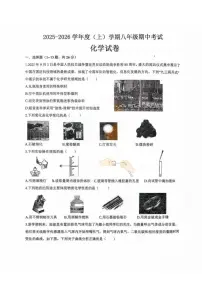 黑龙江省哈尔滨市松雷中学2025-2026学年八年级上学期期中考试化学试题