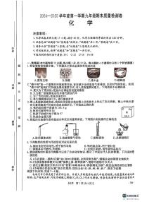 安徽省阜阳市太和县2024-2025学年九年级上学期1月期末考试化学试题