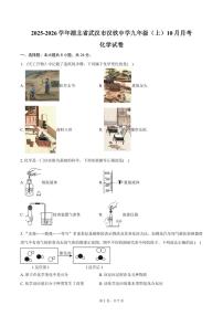 2025-2026学年湖北省武汉市汉铁中学九年级(上)10月月考化学试卷(含答案)