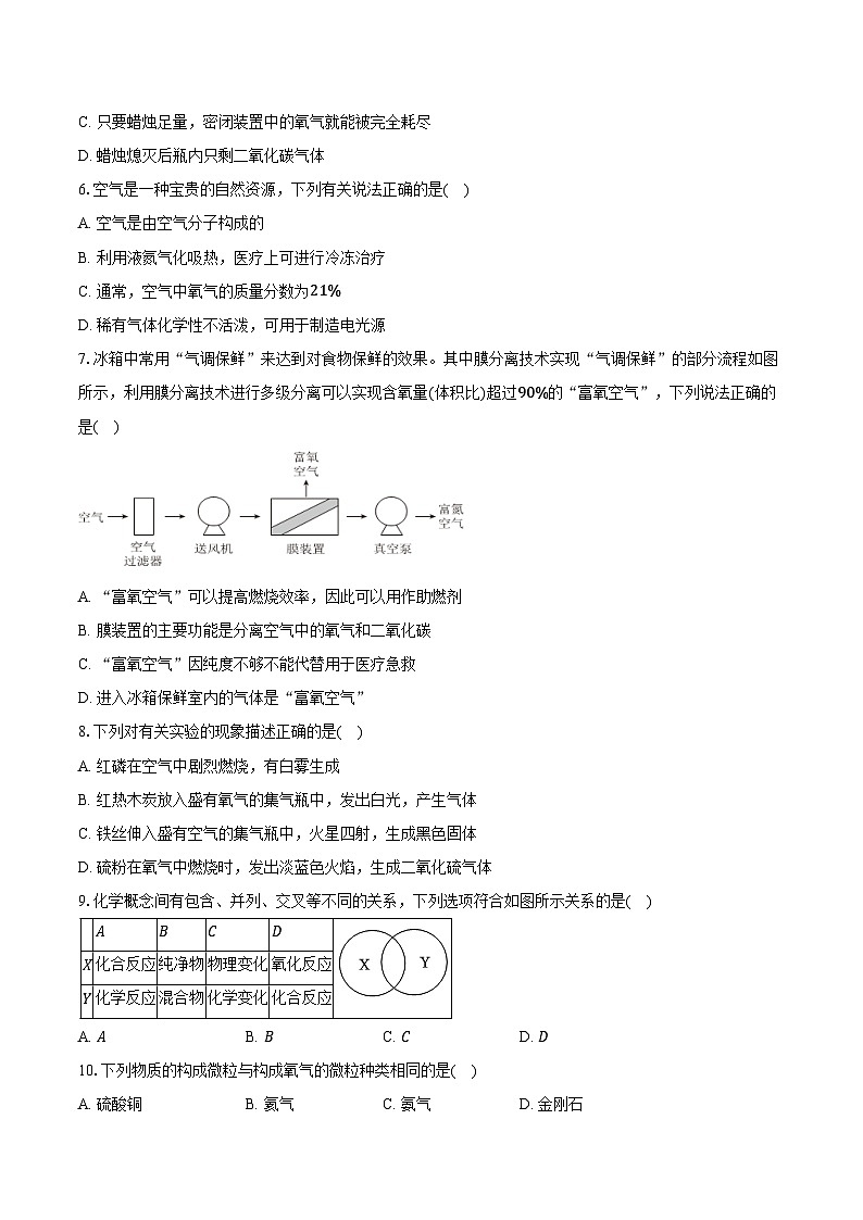 2025-2026学年辽宁省鞍山市育才中学教育集团九年级(上)10月月考化学试卷(含答案)第2页