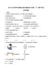 2025-2026学年甘肃省定西市临洮县九年级（上）期中化学试卷（含答案）