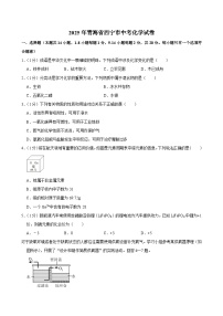 2025年青海省西宁市中考化学试卷附答案