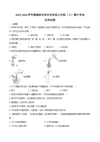 2025-2026学年湖南省长沙市长沙县九年级（上）期中化学试卷（含答案）