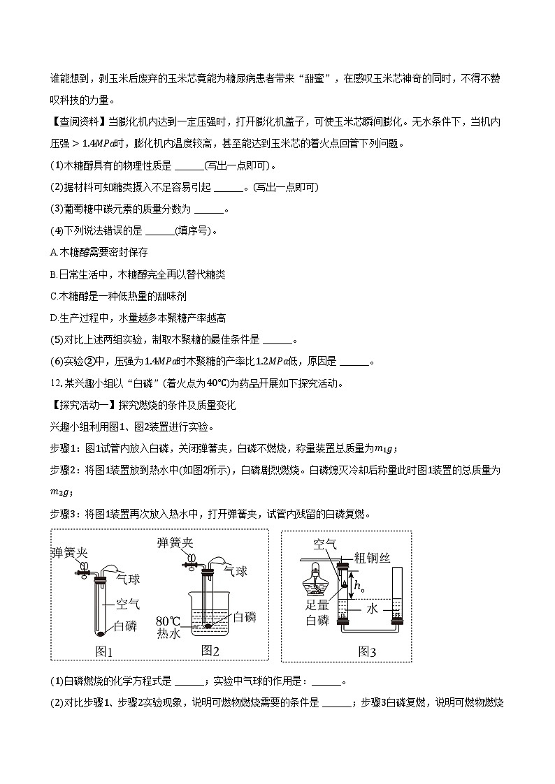 2025-2026学年辽宁省沈阳126中学教育集团九年级(上)期中化学试卷(含答案)第3页