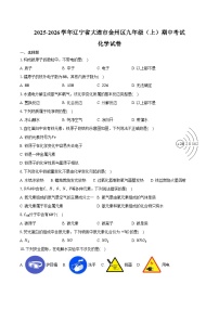 2025-2026学年辽宁省大连市金州区九年级(上)期中化学试卷(含答案)