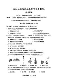 江苏省泰州市兴化市2024-2025学年九年级上学期10月月考化学试题