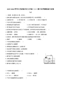 2025-2026学年江苏省徐州市九年级（上）期中化学模拟练习试卷（4）-自定义类型