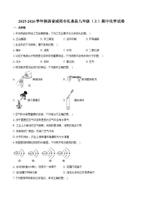 2025-2026学年陕西省咸阳市礼泉县九年级（上）期中化学试卷（含答案）