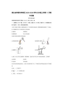 湖北省孝感市孝南区2025-2026学年九年级上学期11月期中化学试卷(学生版)