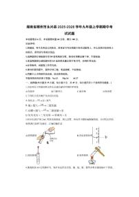 湖南省郴州市永兴县2025-2026学年九年级上学期期中考试化学试卷（学生版）