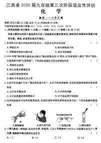 江西省九江市第一中学2025-2026学年九年级上学期第三次月考化学试题